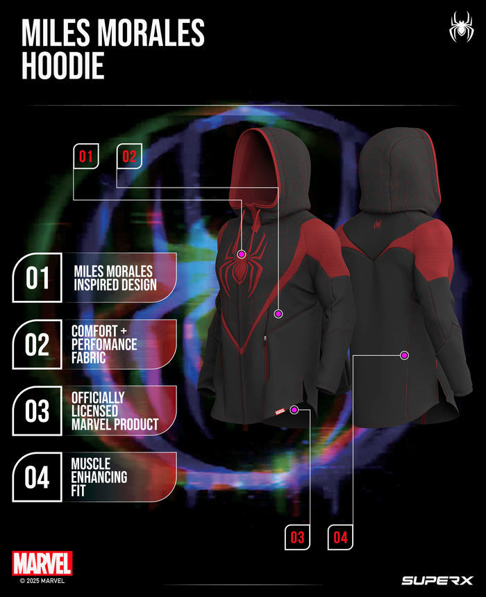 Spider-Man Miles Morales Limited Edition Zip-Up Hoodie 1st Edition