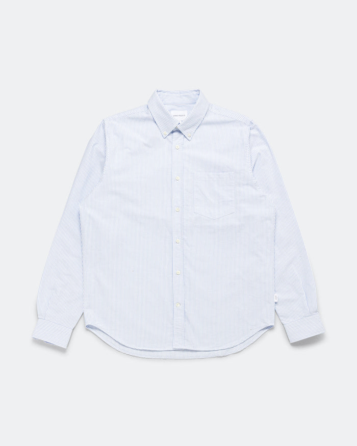 Standard Oxford BD Shirt - Pale Blue Stripe
