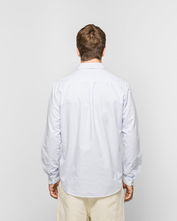 Standard Oxford BD Shirt - Pale Blue Stripe