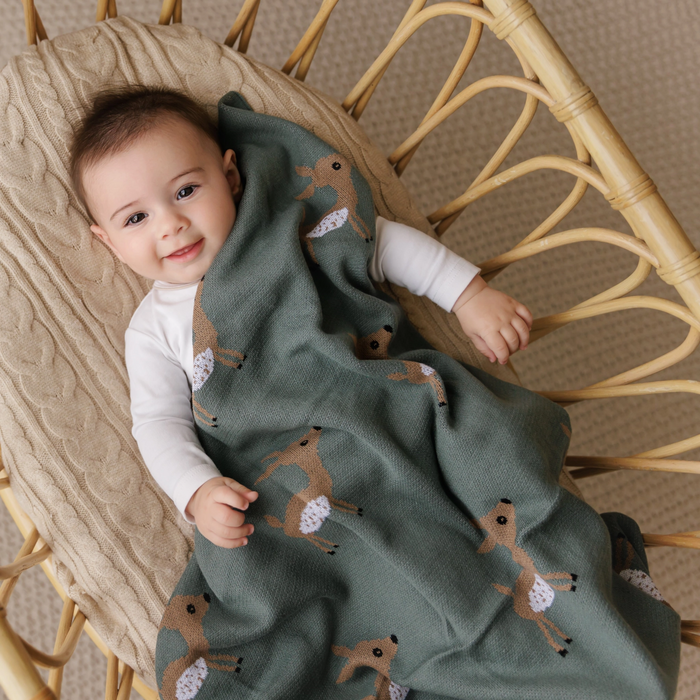 Swaddle Baby Blanket - Deer