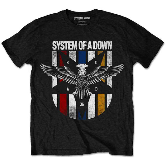 SYSTEM OF A DOWN - EAGLE COLOURS - T-Shirt Black