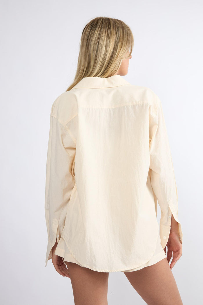 The Everyday Boyfriend Shirt Cream