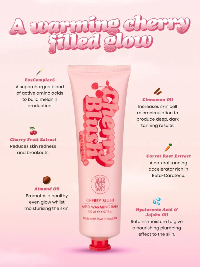 The Fox Tan Cherry Warming Balm | Wholesale