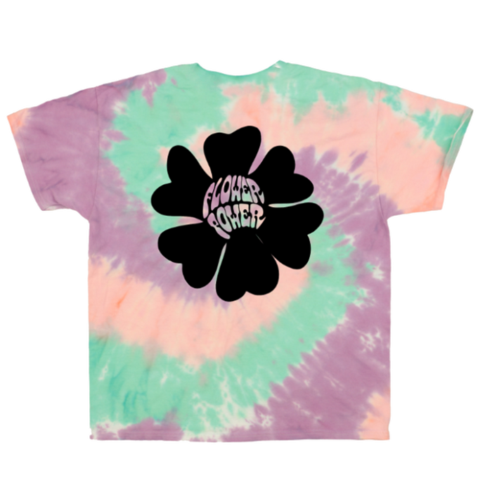 Tie Dye Flower Power Tee