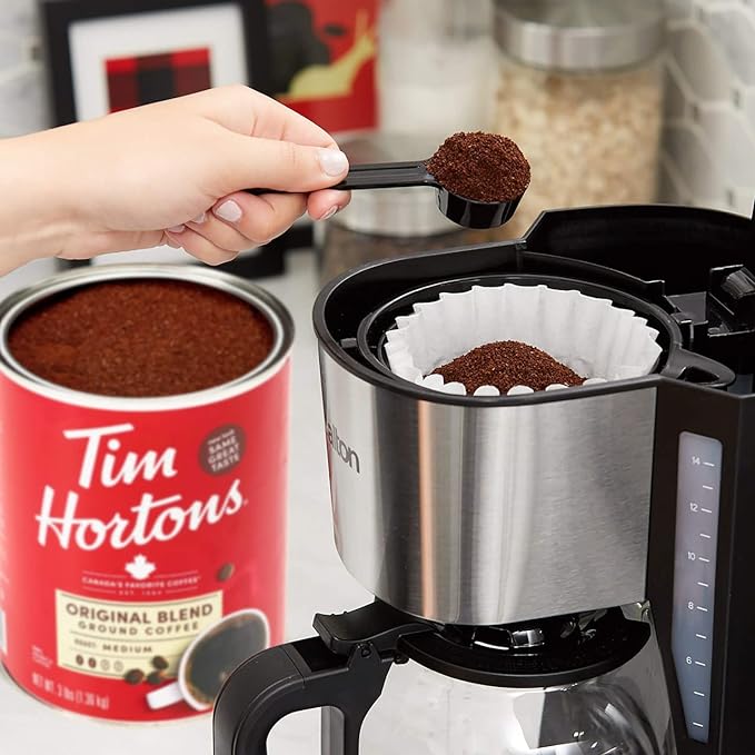 Tim Hortons Coffee, Original Blend,1.36kg 47.97 Ounces Extra Large. Medium Roast. Fine Grind. 100% Arabica (Imported from Canada) - Shoppers-kart.com