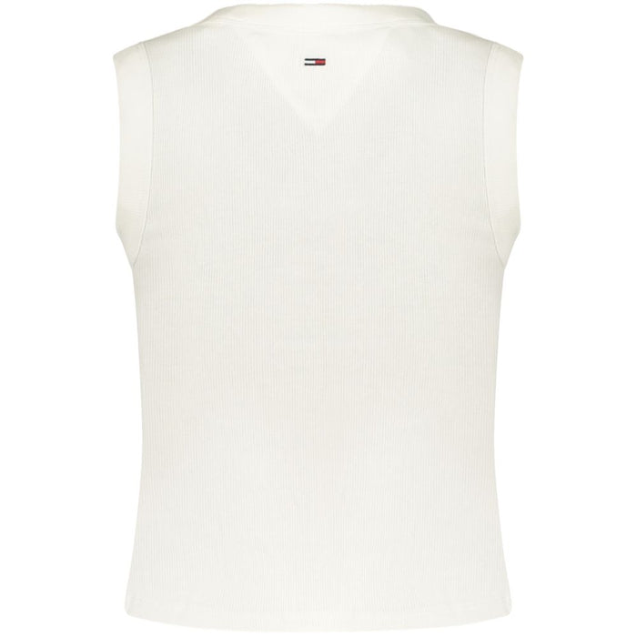 Tommy Hilfiger White Cotton Women's Tank