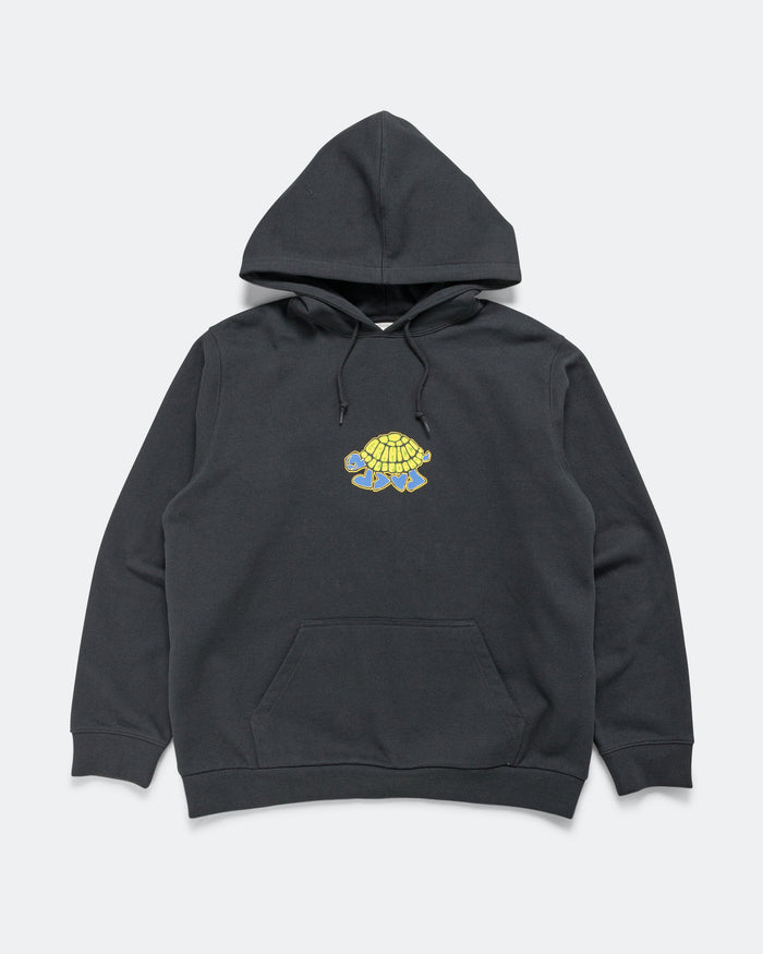 Turtle Hooded Sweatshirt - Vintage Black