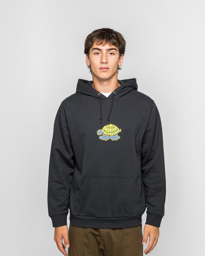 Turtle Hooded Sweatshirt - Vintage Black