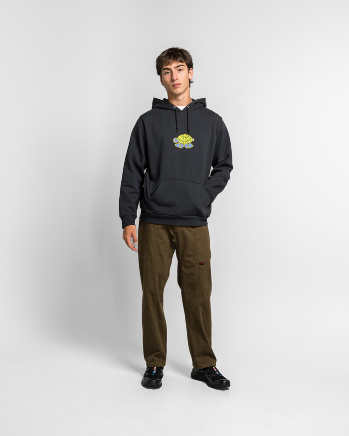 Turtle Hooded Sweatshirt - Vintage Black