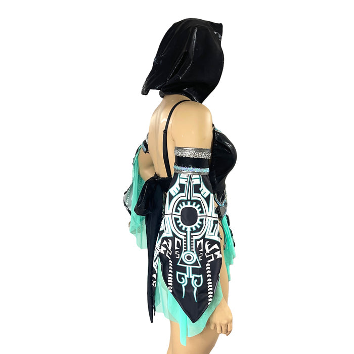 Twilight Cyber Shadow Princess Bra and Skirt Cosplay Costume