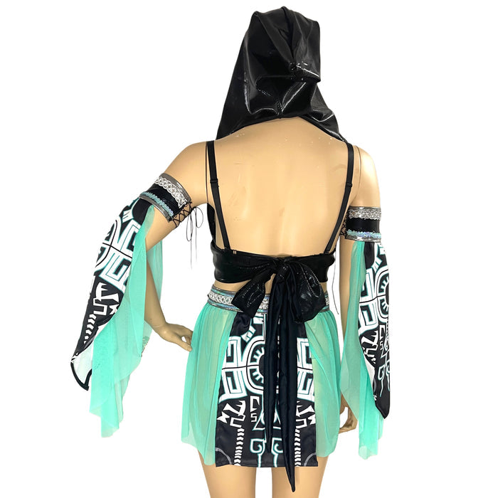 Twilight Cyber Shadow Princess Bra and Skirt Cosplay Costume
