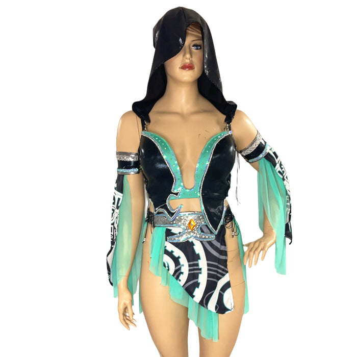 Twilight Cyber Shadow Princess Bra and Skirt Cosplay Costume