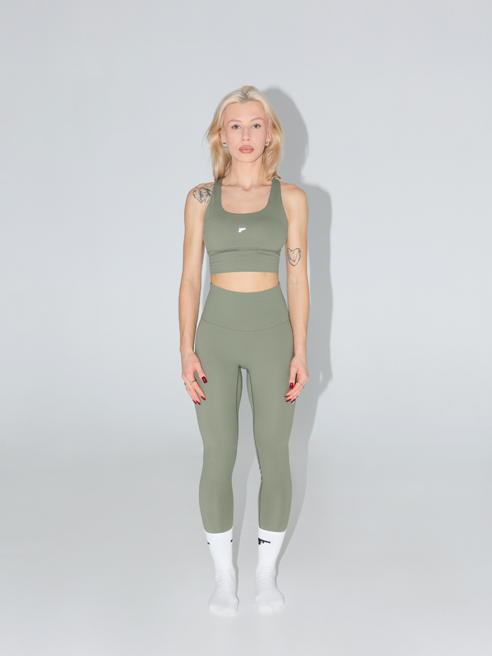 High-waist seamless gym leggings by SHOTGUN