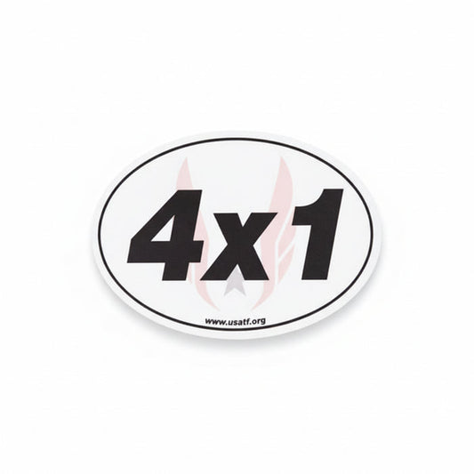 USATF 4x1 Magnet