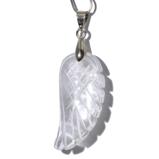 White Whale Angel Wing Reiki Chakra Healing Pendant Beads