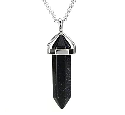 White Whale Natural Healing Reiki Point Chakra Cut Gemstone Pendant Necklace Gift