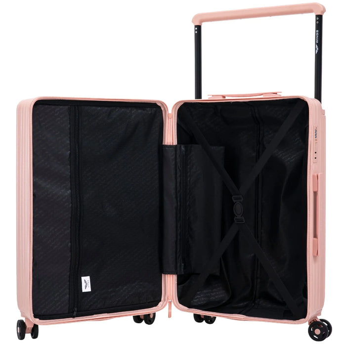 Walizka kabinowa Wings ABS+ 20" Customized PINK CIAO customized