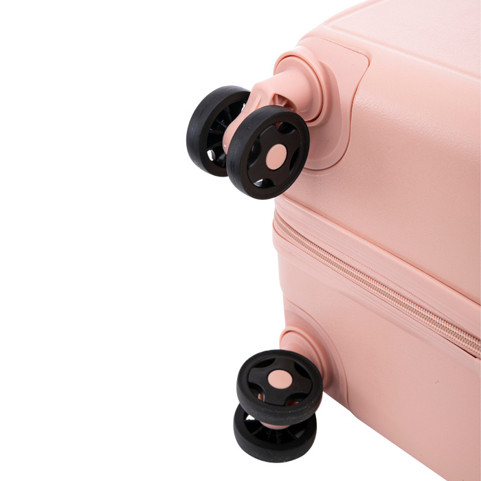 Walizka kabinowa Wings ABS+ 20" Customized SOFT PINK DOG customized