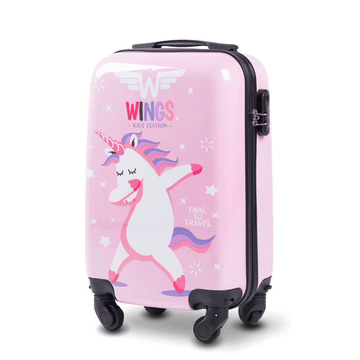 WINGS KIDS Hard Cabin Suitcase Jay Unicorn 18"