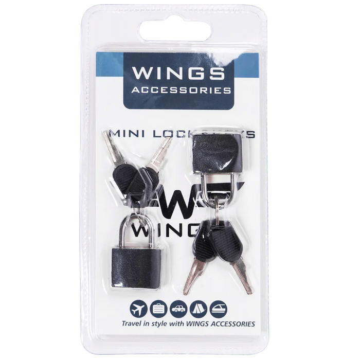Zestaw kłódek do walizki Wings TRAVEL MUST HAVE