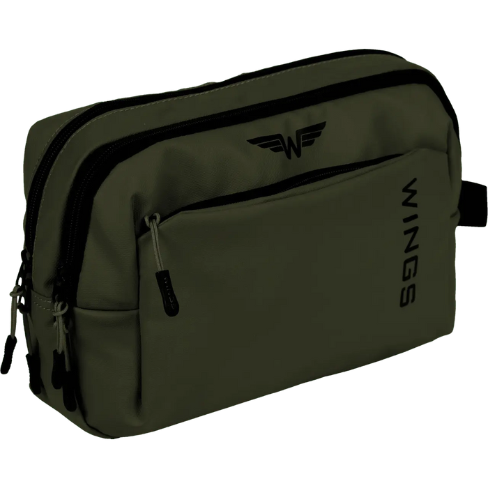 WINGS Kosmetyczka podróżna ROOK dark green ROOK COLLECTION