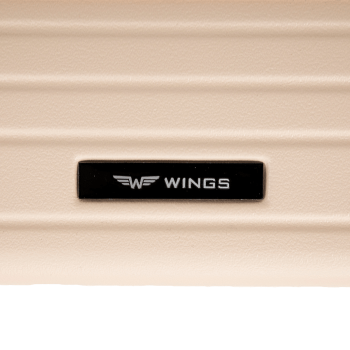 Walizka kabinowa Wings x TUSE Customized 20" GIRL  DIRTY WHITE customized