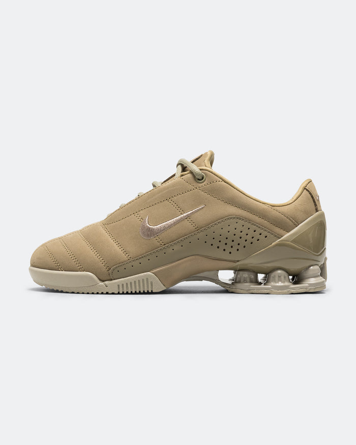 Womens T90 Shox Magia - Neutral Olive/Metallic Silver
