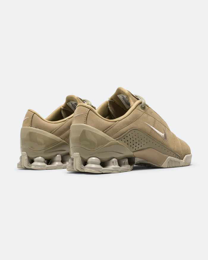 Womens T90 Shox Magia - Neutral Olive/Metallic Silver