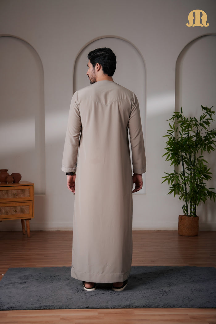 Yalin Emrati Beige Thobe Mens