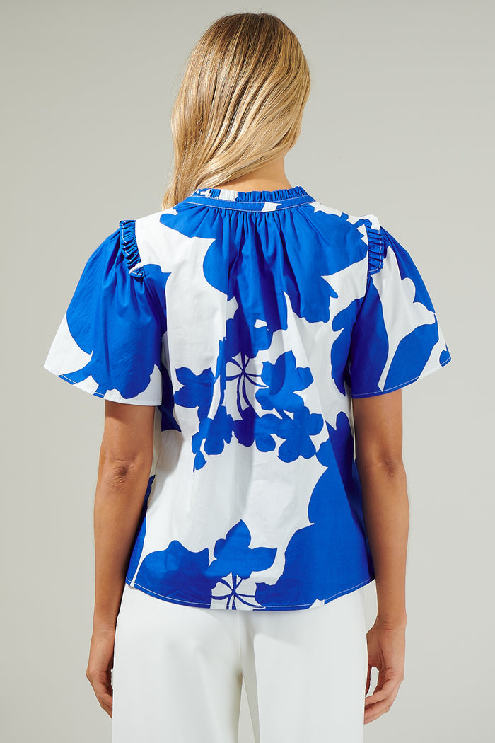 Yardley Floral Poplin Top