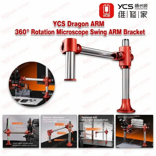 YCS Dragon Arm 360° Rotation Microscope Swing Arm Bracket