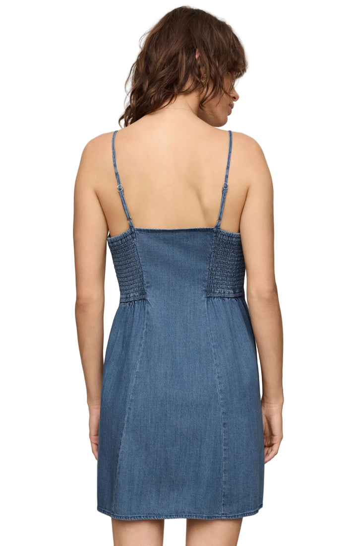 Z Supply Women's Angel Eyes Denim Mini Dress